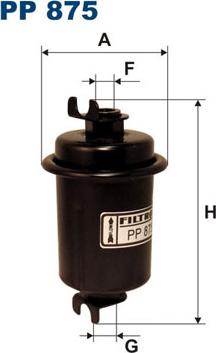 Filtron PP875 - Degvielas filtrs www.autospares.lv