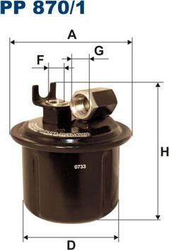 Filtron PP870/1 - Degvielas filtrs autospares.lv