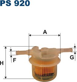 Filtron PS920 - Degvielas filtrs www.autospares.lv