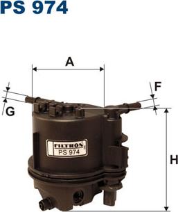 Filtron PS974 - Degvielas filtrs autospares.lv