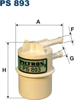 Filtron PS893 - Degvielas filtrs autospares.lv