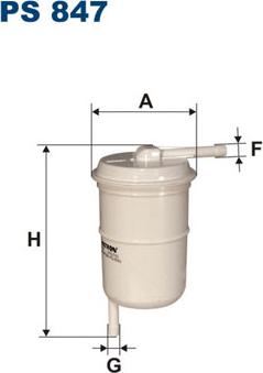 Filtron PS847 - Fuel filter www.autospares.lv