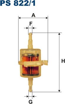 Filtron PS 822/1 - Degvielas filtrs www.autospares.lv