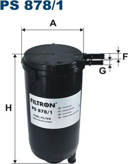 Filtron PS878/1 - Degvielas filtrs www.autospares.lv