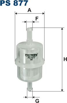 Filtron PS877 - Degvielas filtrs www.autospares.lv