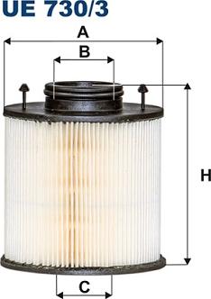 Filtron UE730/3 - Karbamīda filtrs www.autospares.lv