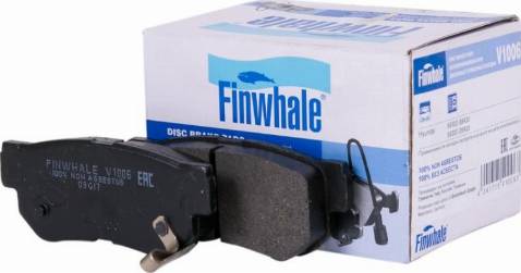 Finwhale V1006 - Тормозные башмаки, барабанные www.autospares.lv