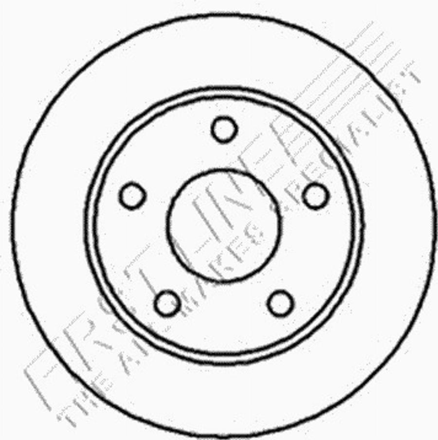 First Line FBD 038 - Bremžu diski autospares.lv