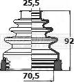 First Line FCB6131 - Пыльник, приводной вал www.autospares.lv