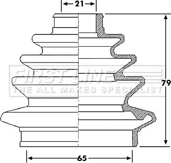 First Line FCB6216 - Putekļusargs, Piedziņas vārpsta autospares.lv