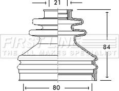 First Line FCB2699 - Bellow, drive shaft www.autospares.lv