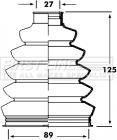 First Line FCB2358 - Bellow, drive shaft www.autospares.lv