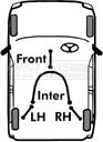 First Line FKB2319 - Trose, Stāvbremžu sistēma www.autospares.lv