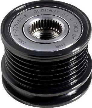 Fispa 455001 - Pulley, alternator, freewheel clutch www.autospares.lv