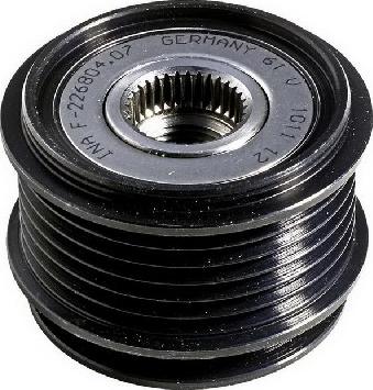 Fispa 455010 - Pulley, alternator, freewheel clutch www.autospares.lv