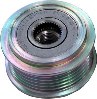 Fispa 455025 - Pulley, alternator, freewheel clutch www.autospares.lv