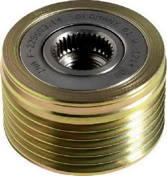 Fispa 455023 - Pulley, alternator, freewheel clutch www.autospares.lv