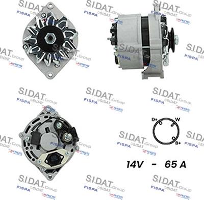 Fispa A12BH0455A2 - Alternator www.autospares.lv