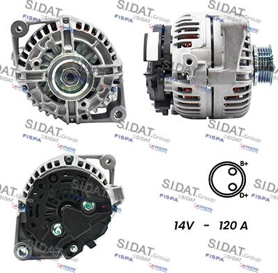 Fispa A12BH0456A2 - Alternator www.autospares.lv