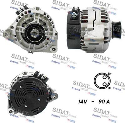 Fispa A12BH0410A2 - Alternator www.autospares.lv