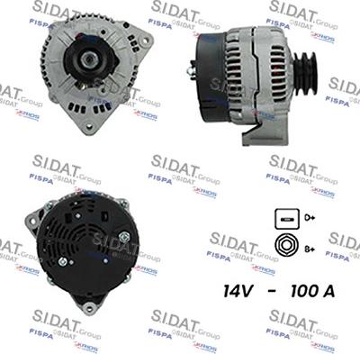 Fispa A12BH0438A2 - Alternator www.autospares.lv