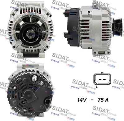 Fispa A12BH0576A2 - Alternator www.autospares.lv