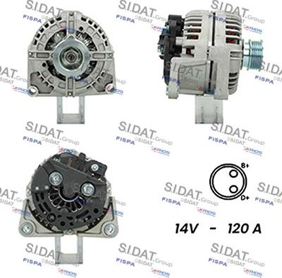 Fispa A12BH0638A2 - Alternator www.autospares.lv