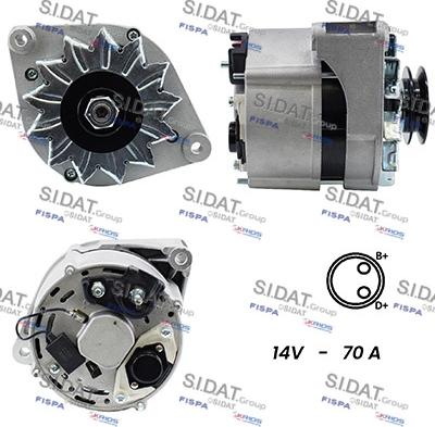 Fispa A12BH0629A2 - Alternator www.autospares.lv