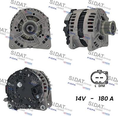 Fispa A12BH0098A2 - Alternator www.autospares.lv