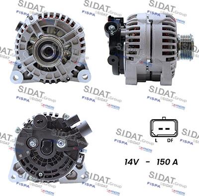 Fispa A12BH0004A2 - Alternator www.autospares.lv