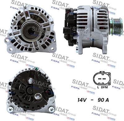 Fispa A12BH0010A2 - Alternator www.autospares.lv