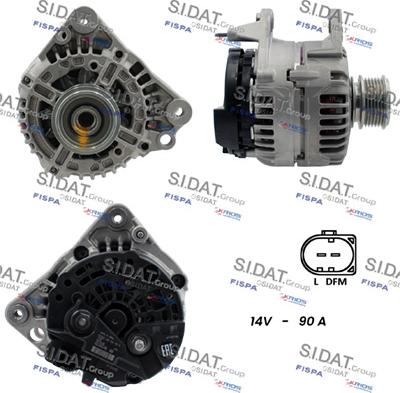 Fispa A12BH0010 - Alternator www.autospares.lv