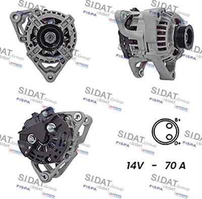 Fispa A12BH0111A2 - Alternator www.autospares.lv