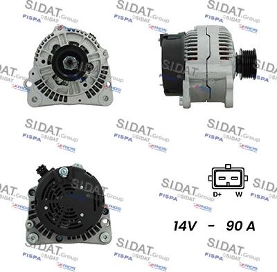 Fispa A12BH0184A2 - Alternator www.autospares.lv