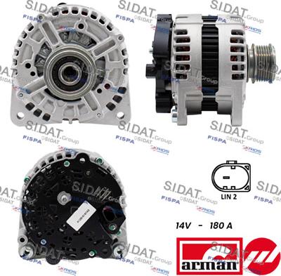 Fispa A12BH0187AS - Alternator www.autospares.lv