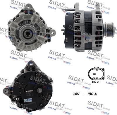 Fispa A12BH0187 - Alternator www.autospares.lv