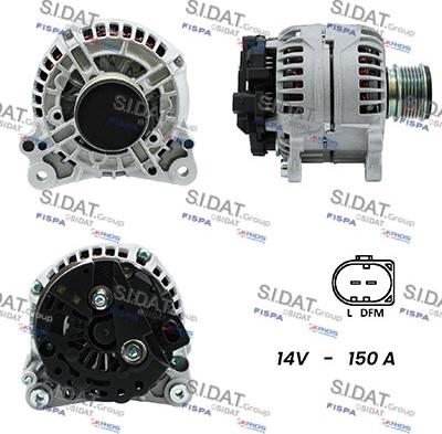 Fispa A12BH0843A2 - Alternator www.autospares.lv