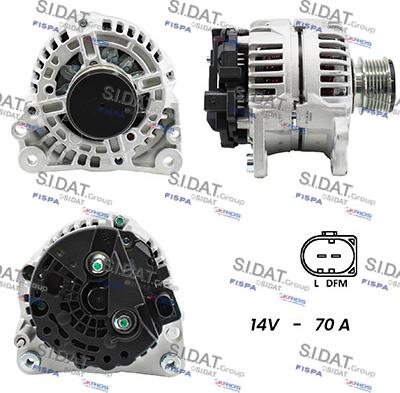 Fispa A12BH0839A2 - Alternator www.autospares.lv