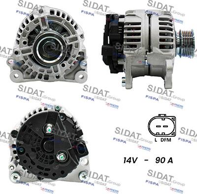 Fispa A12BH0399A2 - Alternator www.autospares.lv