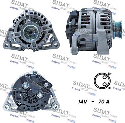 Fispa A12BH0349A2 - Alternator www.autospares.lv