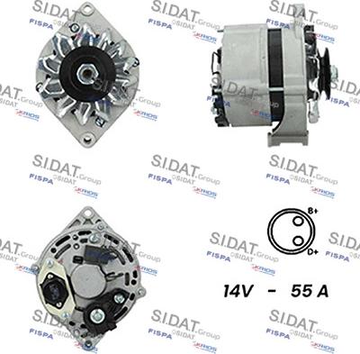 Fispa A12BH0347A2 - Alternator www.autospares.lv