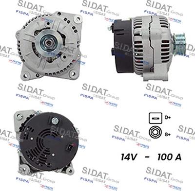 Fispa A12BH0321A2 - Alternator www.autospares.lv