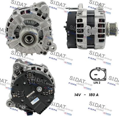 Fispa A12BH0256 - Alternator www.autospares.lv