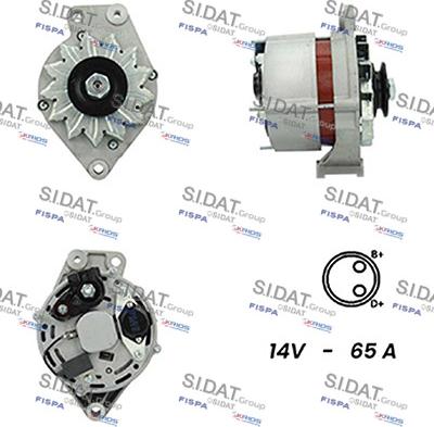 Fispa A12BH0253A2 - Alternator www.autospares.lv