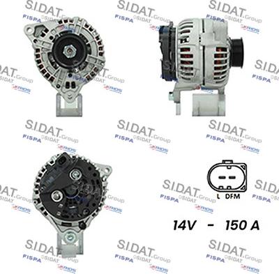 Fispa A12BH0737A2 - Alternator www.autospares.lv