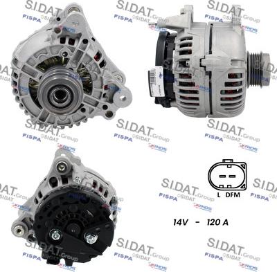 Fispa A12BH1150A2 - Alternator www.autospares.lv