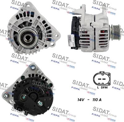 Fispa A12BH1160A2 - Alternator www.autospares.lv