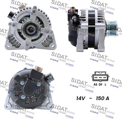 Fispa A12DE0006 - Alternator www.autospares.lv