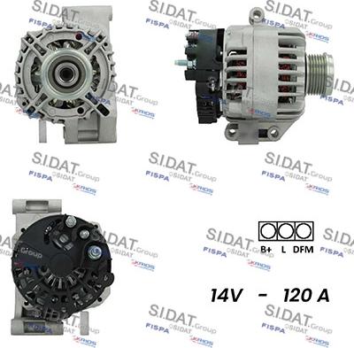 Fispa A12DE0161A2 - Alternator www.autospares.lv