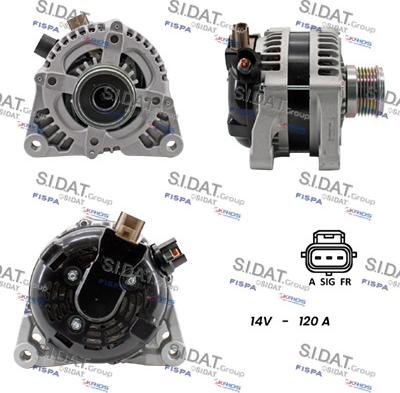 Fispa A12DE0303A2 - Alternator www.autospares.lv